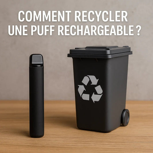Comment Recycler une Puff Rechargeable ? | Hexovape - Hexovape.com