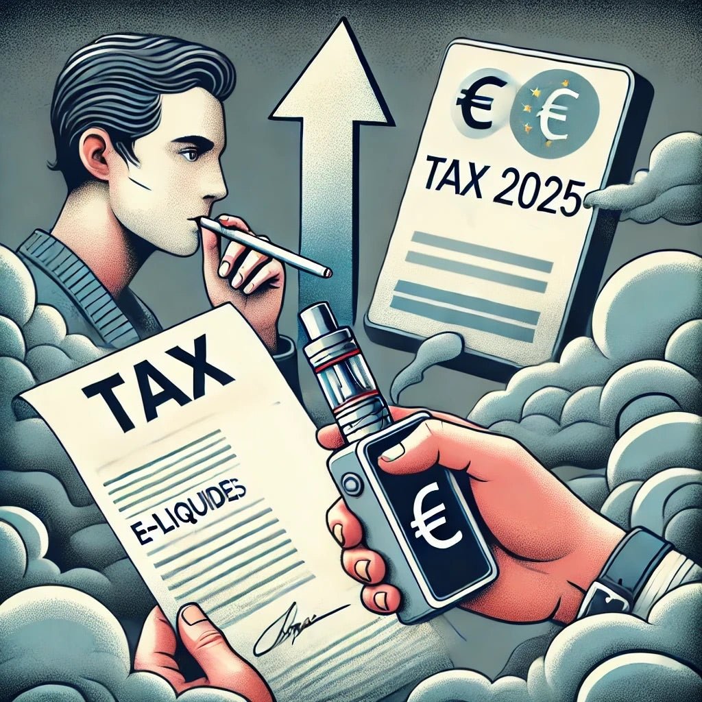 E-liquid Tax 2025: Impact on vapers and the French market. Hexovape.com E-liquid Tax 2025: Impact on vapers and the French market. Hexovape.com