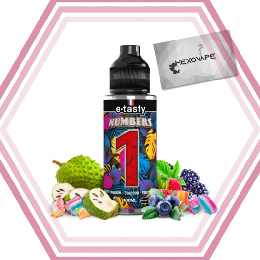 1 100ml - Numbers - Hexovape - E - liquide - Numbers - 100ml