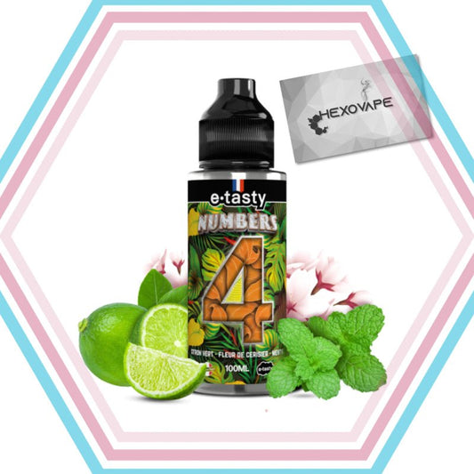 4 100ml - Numbers - Hexovape - E - liquide - Numbers - 100ml