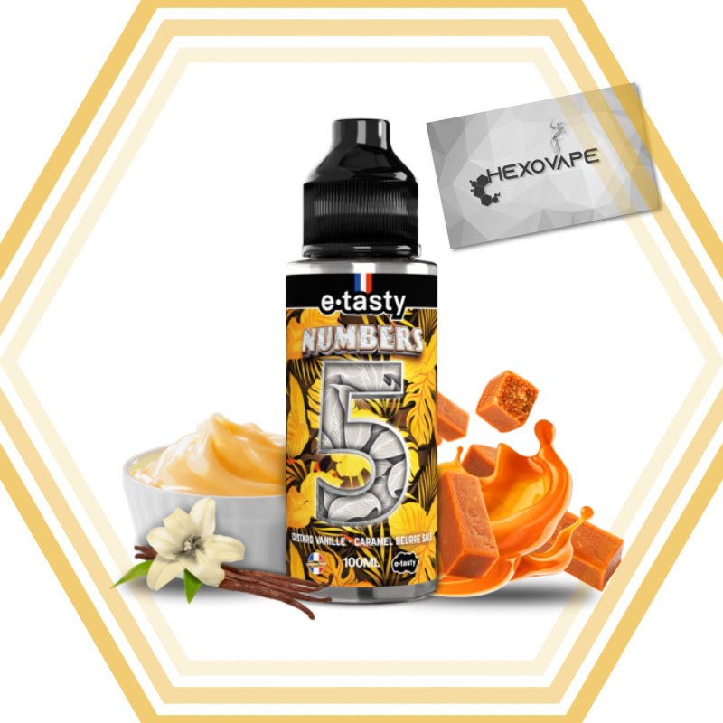 Eliquide 5 100ml - Numbers - Hexovape Eliquide 5 100ml - Numbers - Hexovape