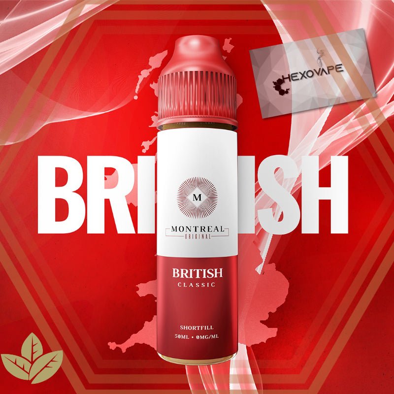 British Classic 50ml - Montreal International - Hexovape Hexovape.com British Classic 50ml - Montreal International - Hexovape Hexovape.com