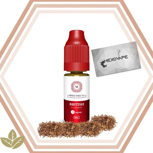 Eliquide british 10ml montreal original hexovape