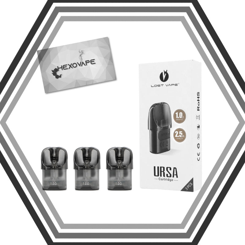 cartouches ursa nano lost vape NEX VapeMons J Compatible Device