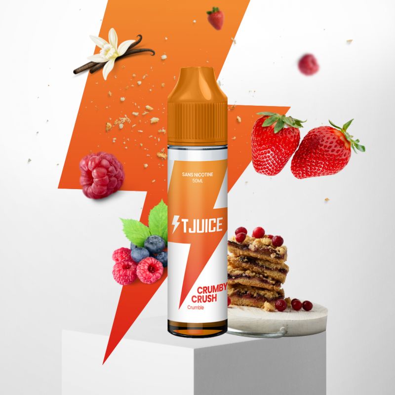 Crumby Crush 50/100ml E-liquide Cookie Gourmand | Tjuice Hexovape.com Crumby Crush 50/100ml E-liquide Cookie Gourmand | Tjuice Hexovape.com