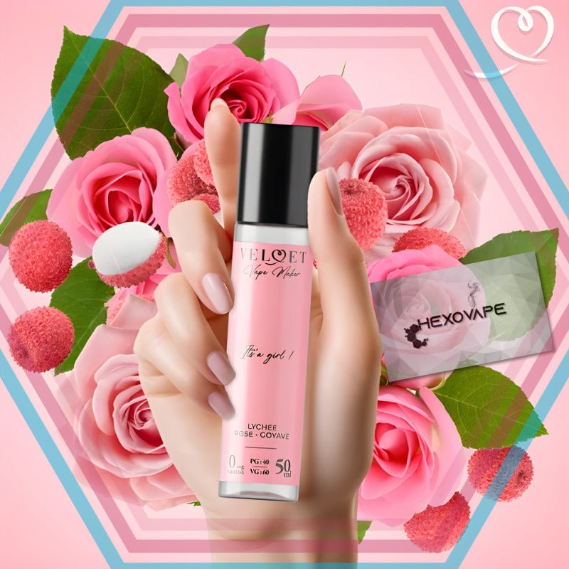 It's a Girl 50ml E-liquide Fruit Doux CE | Velvet Hexovape.com It's a Girl 50ml E-liquide Fruit Doux CE | Velvet Hexovape.com