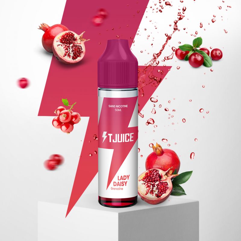 Lady Daisy 50/100ml E-liquide Gourmand CE | Tjuice Hexovape.com Lady Daisy 50/100ml E-liquide Gourmand CE | Tjuice Hexovape.com