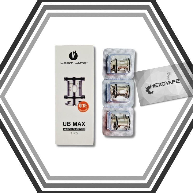 Rsistances UB Max x3 - Lost Vape | Vendu par bote | Hexovape Hexovape.com Rsistances UB Max x3 - Lost Vape | Vendu par bote | Hexovape Hexovape.com