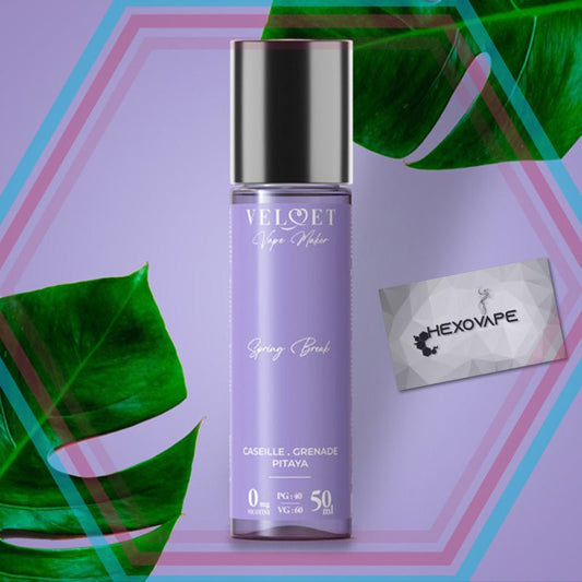 Spring Break 50ml - Velvet - Hexovape - E - liquide - Vape Maker - 50ml