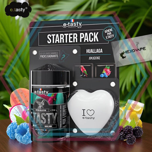 🫐🐉 Starter Pack Huallaga 170ml - Amazone by E.Tasty - Hexovape - E - liquide - Amazone - 200ml