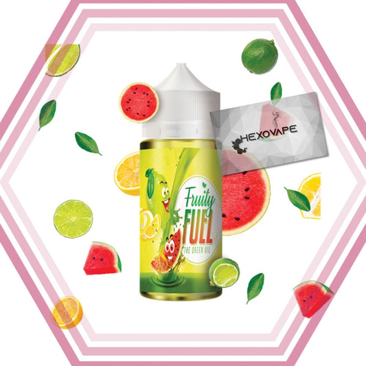 The Green Oil 100ml - Fruity Fuel - Hexovape - E - liquide - Fruity Fuel - 100ml