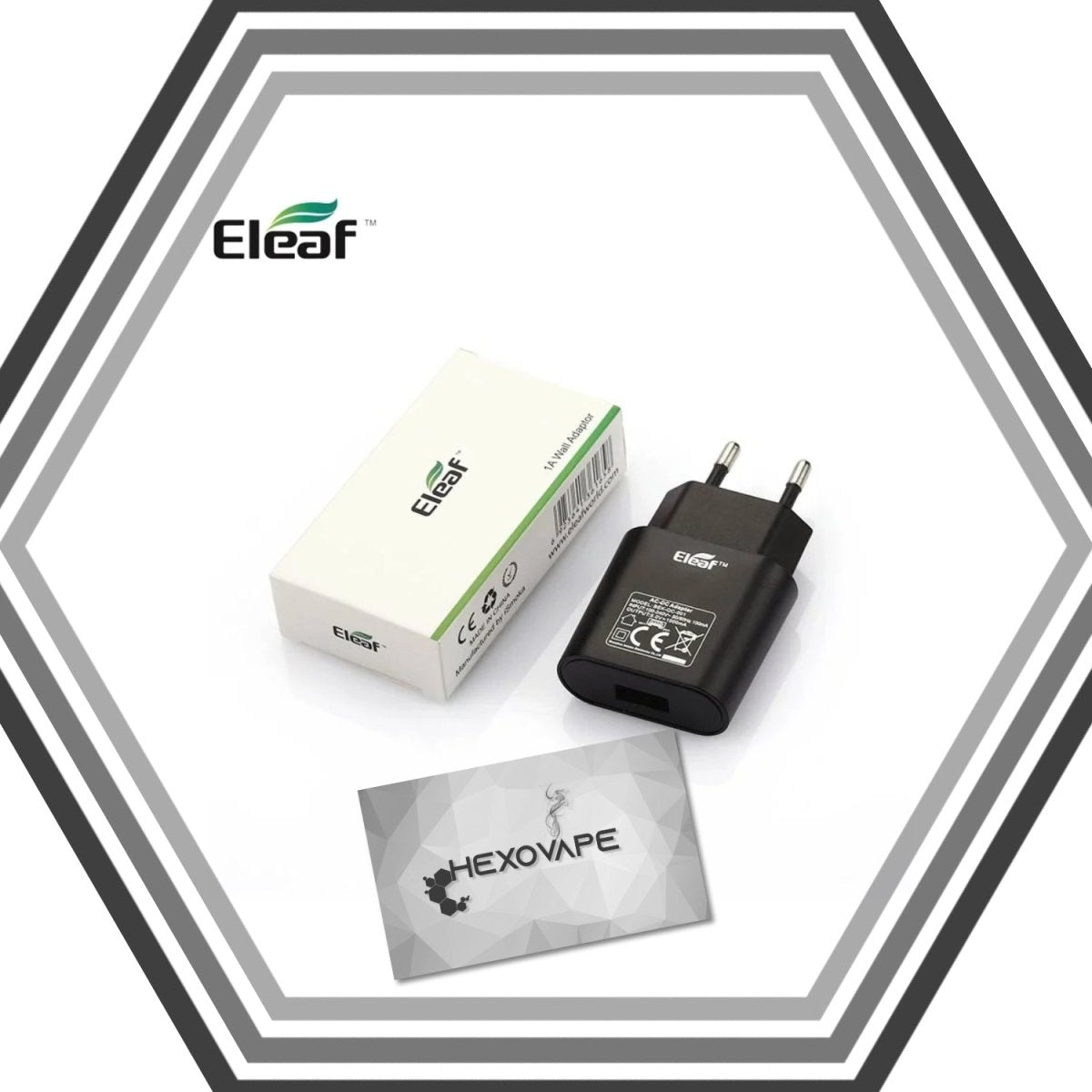 Adaptateur secteur 1A - Eleaf - Hexovape Hexovape.com Adaptateur secteur 1A - Eleaf - Hexovape Hexovape.com