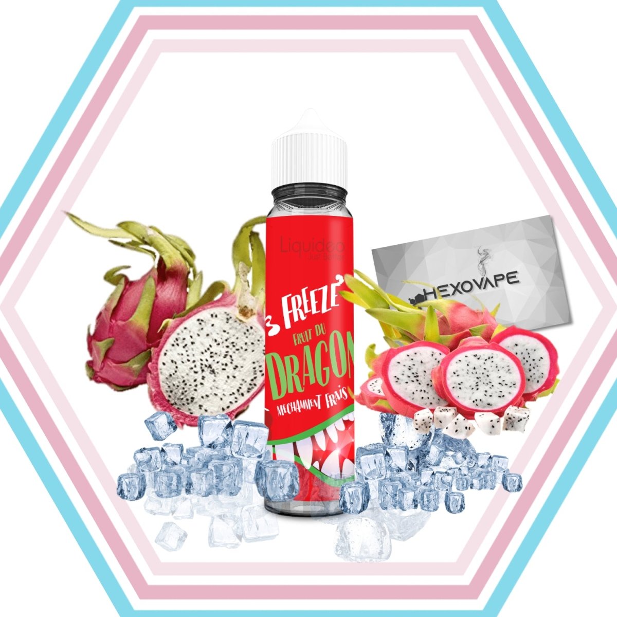Ice Dragon 50ml  E-liquide Ultra Glac | Liquideo  Hexovape.com