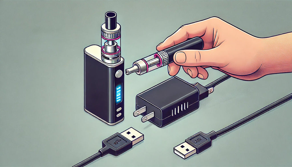 How to recharge your electronic cigarette battery  Hexovape.com