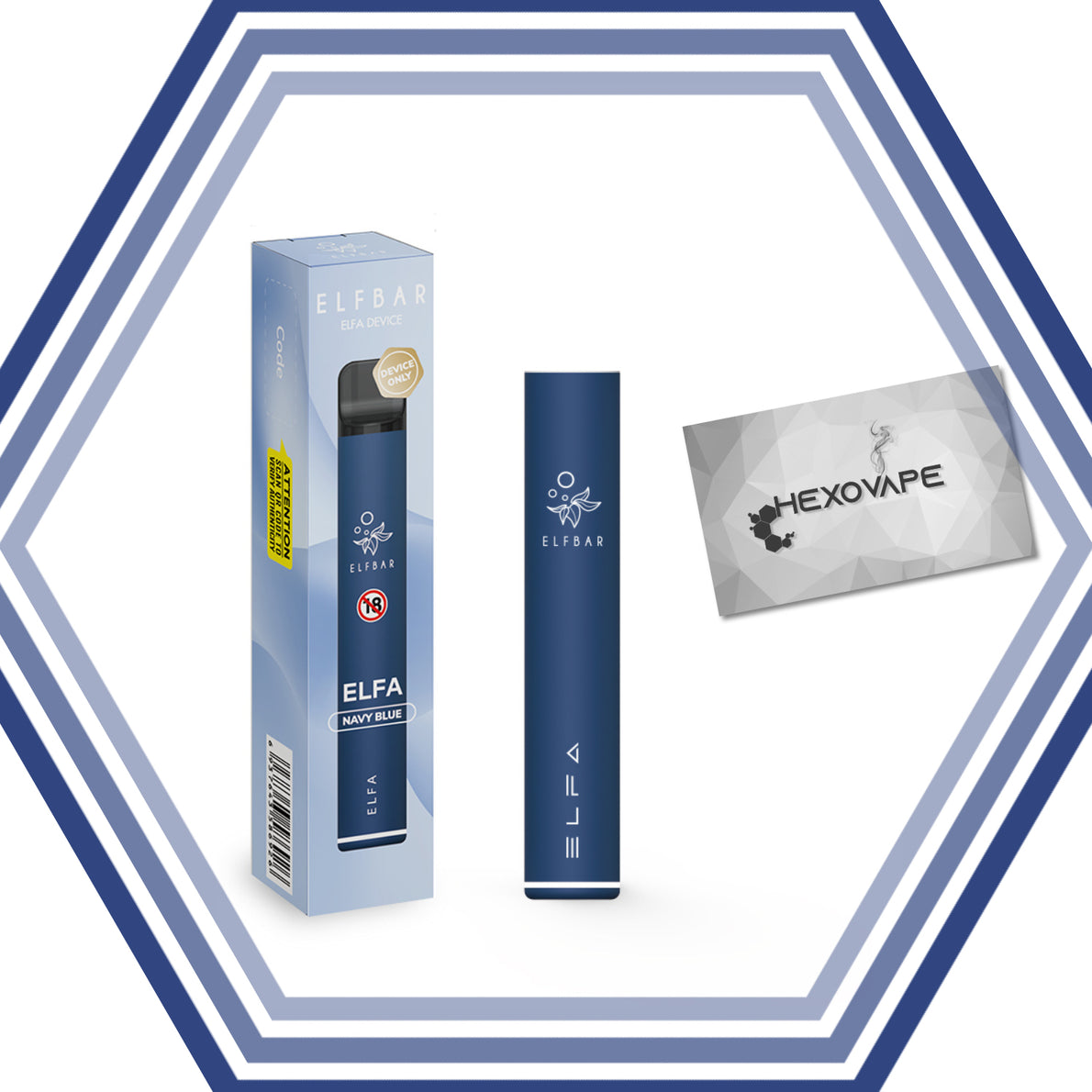 puff cigarette électronique Eliquide elfa pro elfbar Navy blue