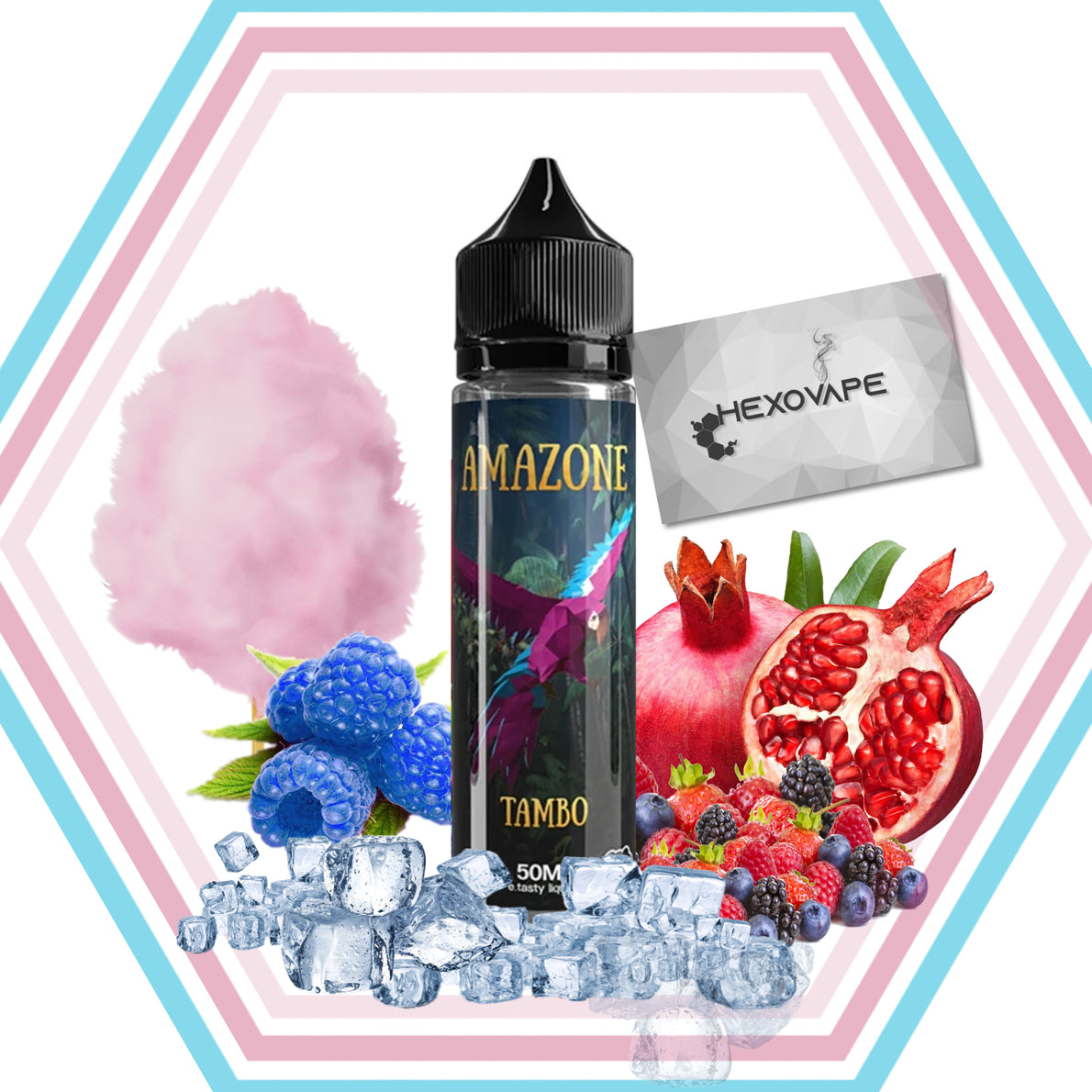 Eliquide Tambo 50ml amazone Etasty hexovape Pas cher 