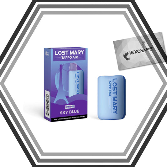 Lost-mary_tappo_air_Blue edition limite puff rechargeable hexovape Pas cher