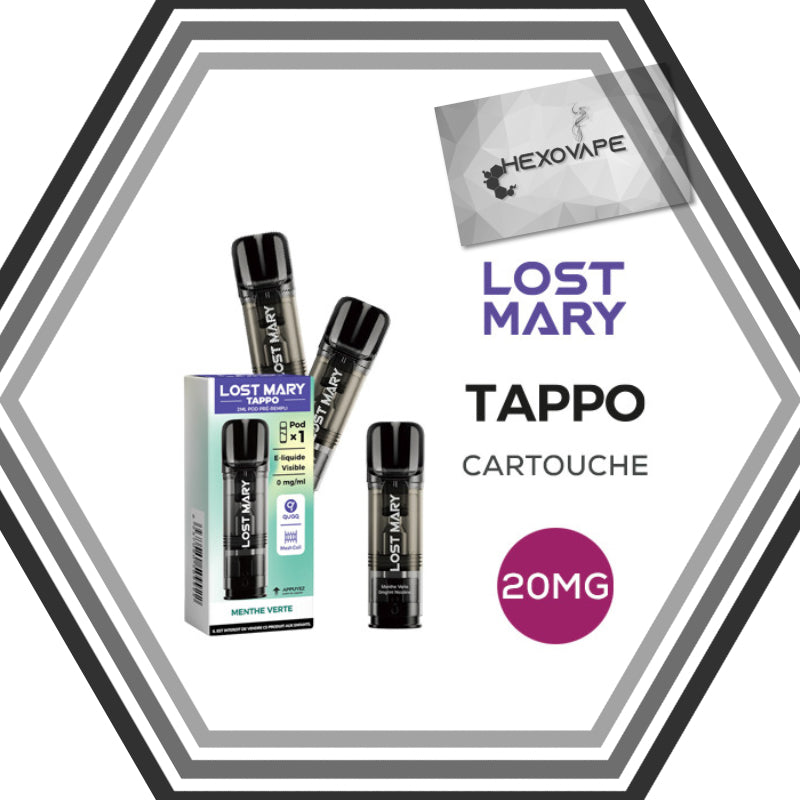 Pod puff lost mary elfa rechargeable hexovape Pas cher