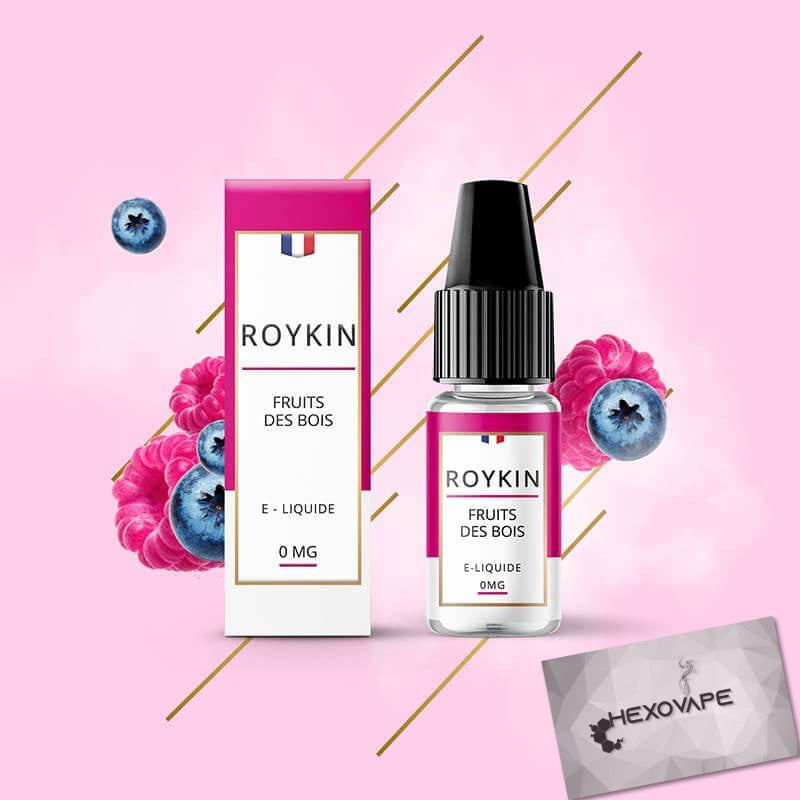 Eliquide Cigarette électronique Hexovape Roykin fruits des bois 10 ml