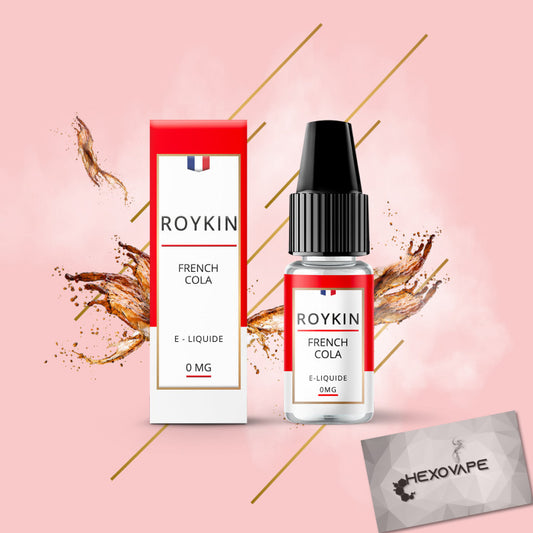 Eliquide Cigarette électronique Hexovape roykin french cola 10 ml 