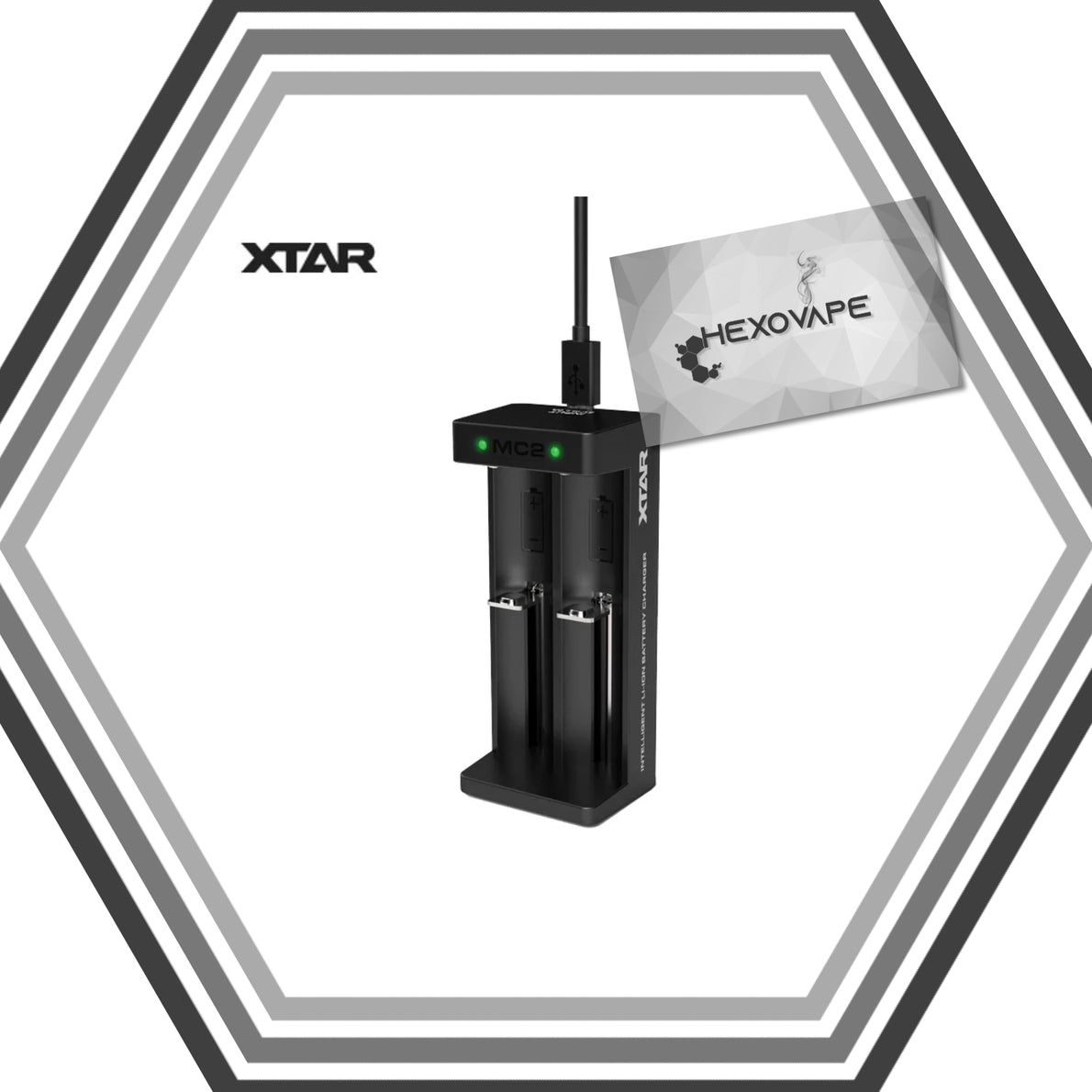 Xtar MC2 chargeur accus accu 18650 21700 cigarette electronique 