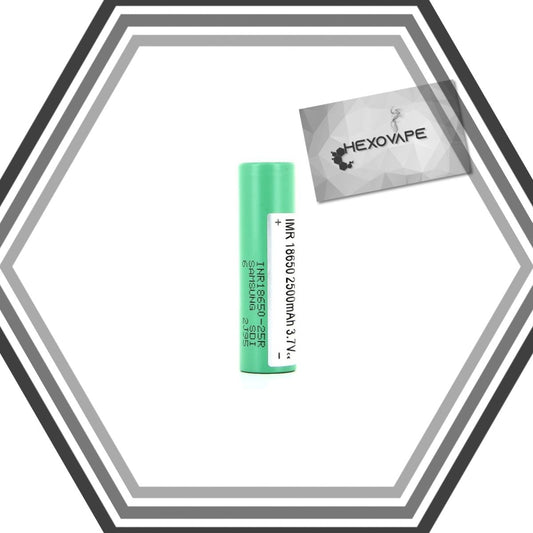 Eliquide Cigarette électronique Accu 25r Samsung 18650