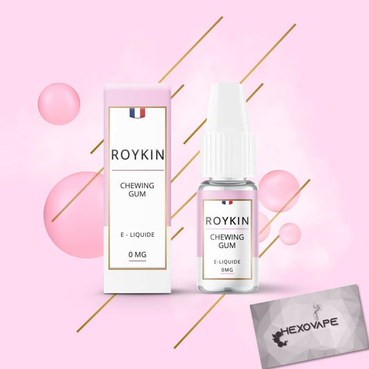 Eliquide Cigarette électronique Hexovape roykin chewing gum 10 ml 