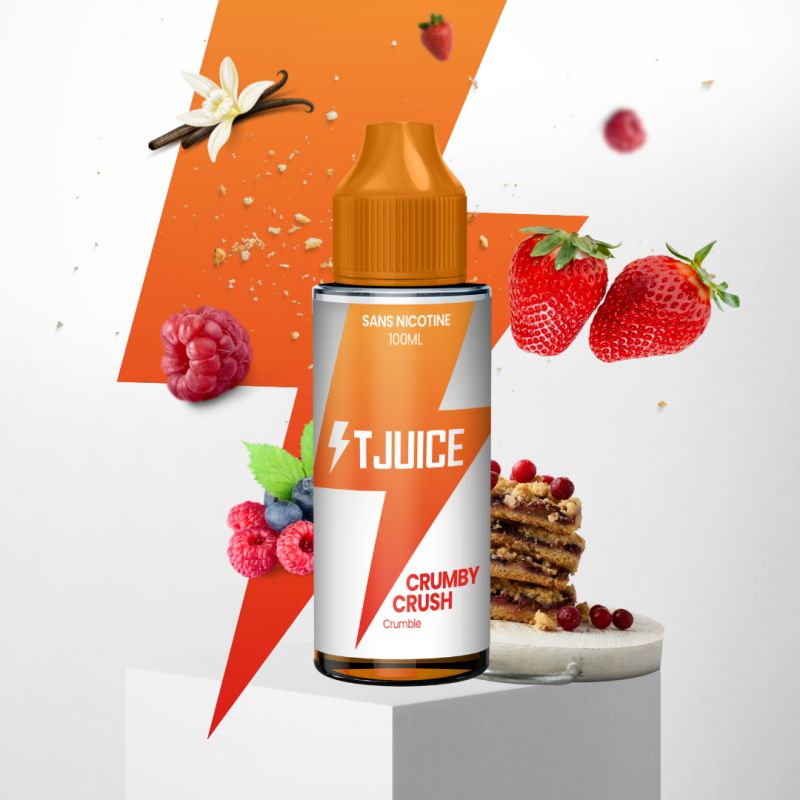 Eliquide Cigarette électronique Crumby crysh 100 ml Tjuice