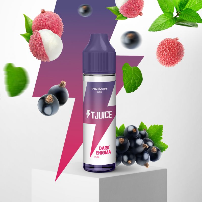 Eliquide Cigarette électronique Dark enigma 50 ml Tjuice