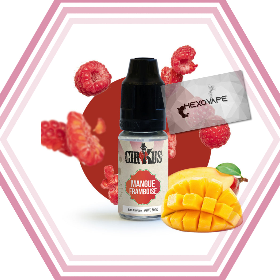 Mangue Framboise - Cirkus - Hexovape.com