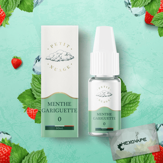 Eliquide Cigarette électronique Menthe gariguette petit nuage