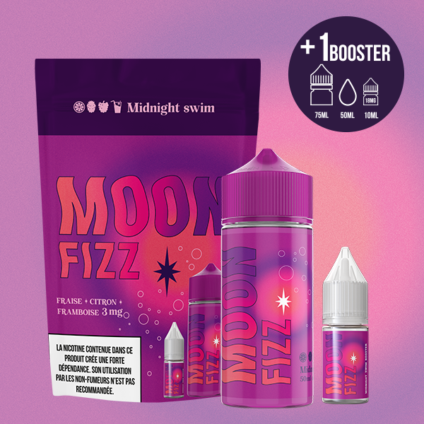 Eliquide Cigarette électronique Hexovape moon fizz midnight swim 50 ml 