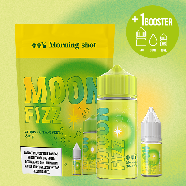 Eliquide Cigarette électronique Hexovape moon fizz morning shot 50 ml 