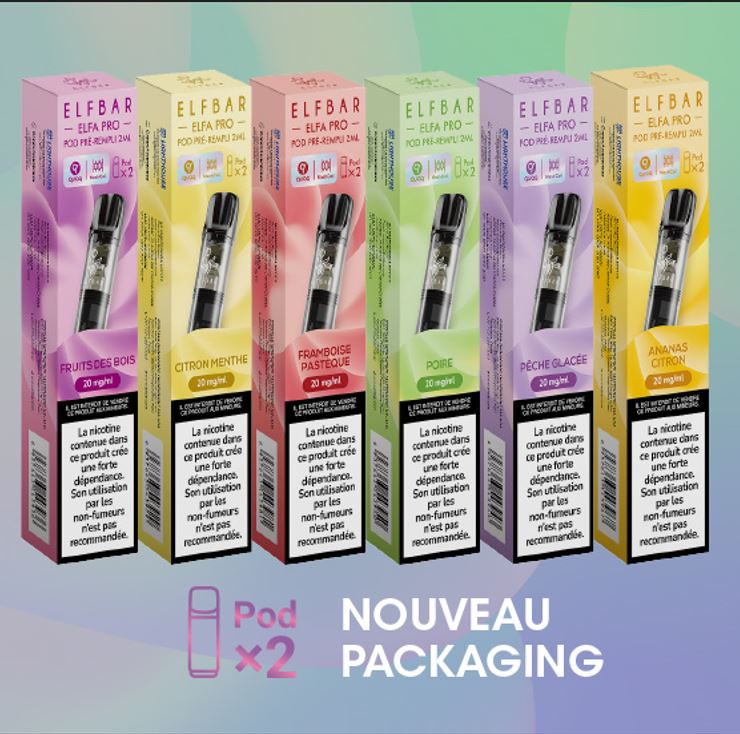 Eliquide Cigarette électronique Puff elfa pro elfbar elf bar