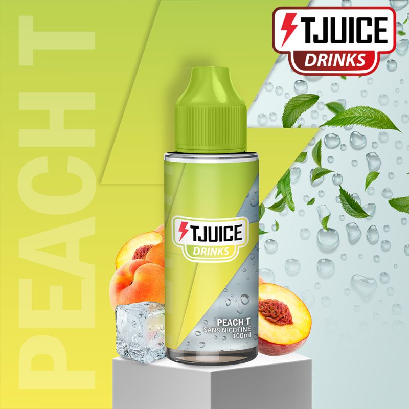 E-liquide Peach T T-Juice Drinks 50ml 100ml thé pêche Hexovape