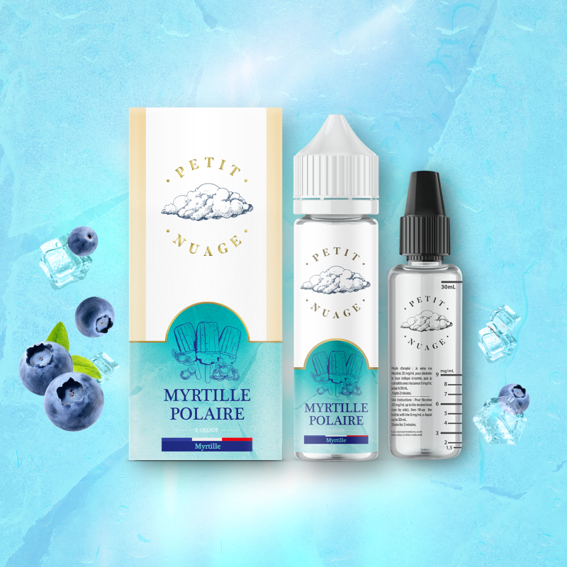 Myrtille Polaire 60ml (50/50) – Petit Nuage