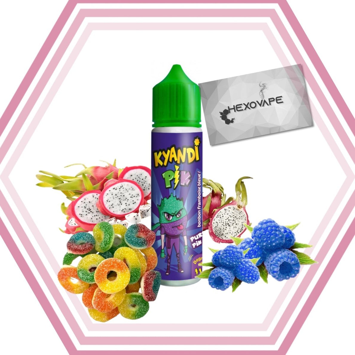 PurplePik 50ml - Kyandi Pik - Hexovape - E - liquide - Kyandi Shop - 50ml