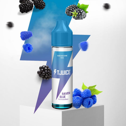 Eliquide Cigarette électronique Raven blue 50 ml Tjuice