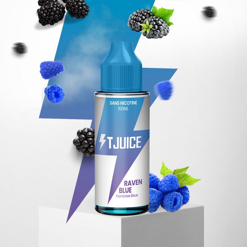 Eliquide Cigarette électronique Raven Blue 100 ml Tjuice