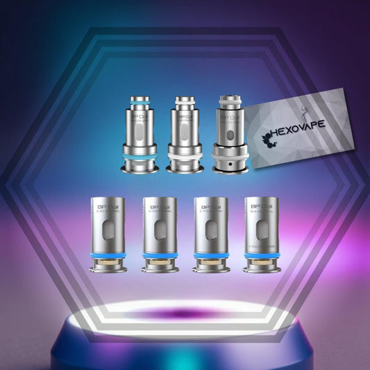 Résistances Aspire BP x5 compatibles BP60 BP80 Onixx Finixx Hexovape