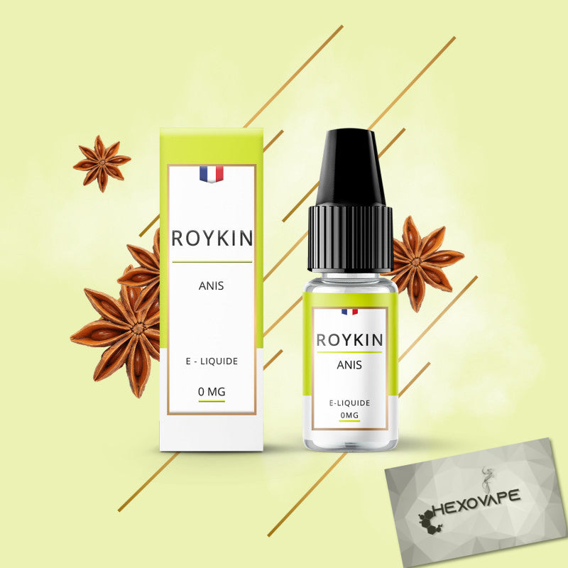 Eliquide Cigarette électronique roykin anis 10 ml 