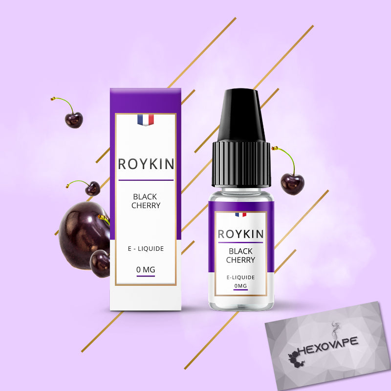 Eliquide Cigarette électronique Hexovape roykin black cherry 10ml