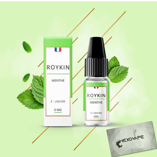 Eliquide Cigarette électronique Hexovape roykin menthe 10 ml 