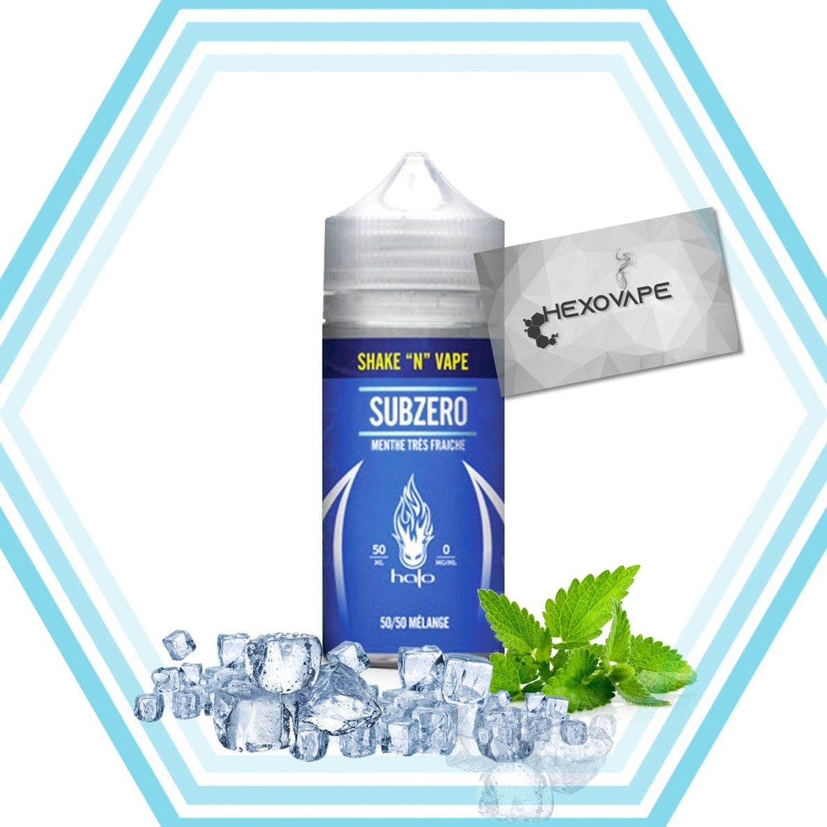 Sub Zero 50ml E-liquide Menthe Ultra Frache | Halo Hexovape.com Sub Zero 50ml E-liquide Menthe Ultra Frache | Halo Hexovape.com