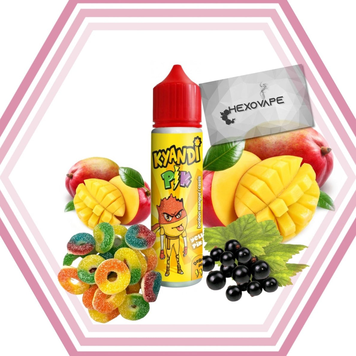 Yellow Pik 50ml E-liquide Bonbon Tropical | Kyandi Shop Hexovape.com Yellow Pik 50ml E-liquide Bonbon Tropical | Kyandi Shop Hexovape.com