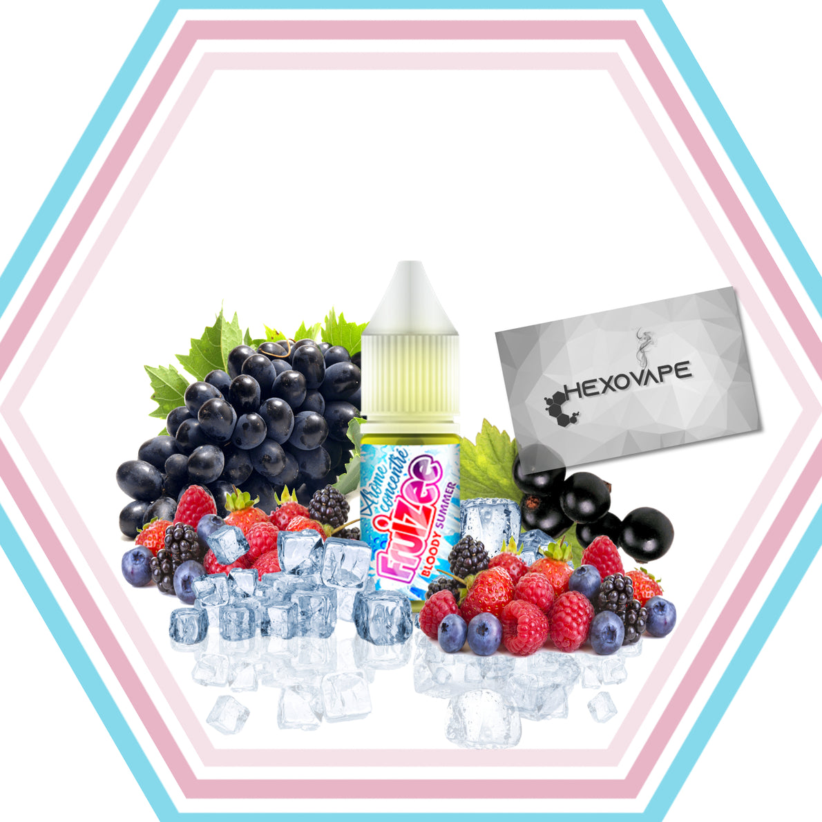 Eliquide Bloody summer concentré diy 10ml fruizee Hexovape Pas cher 