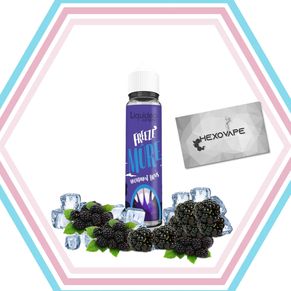 Freeze Mûre 50ml - Liquideo - Hexovape.com