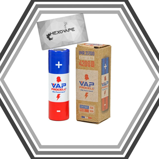 Accu IMR 21700 4200mah - Vap Procell - Hexovape - Piles et batteries multiusages - Vap Procell - Accu