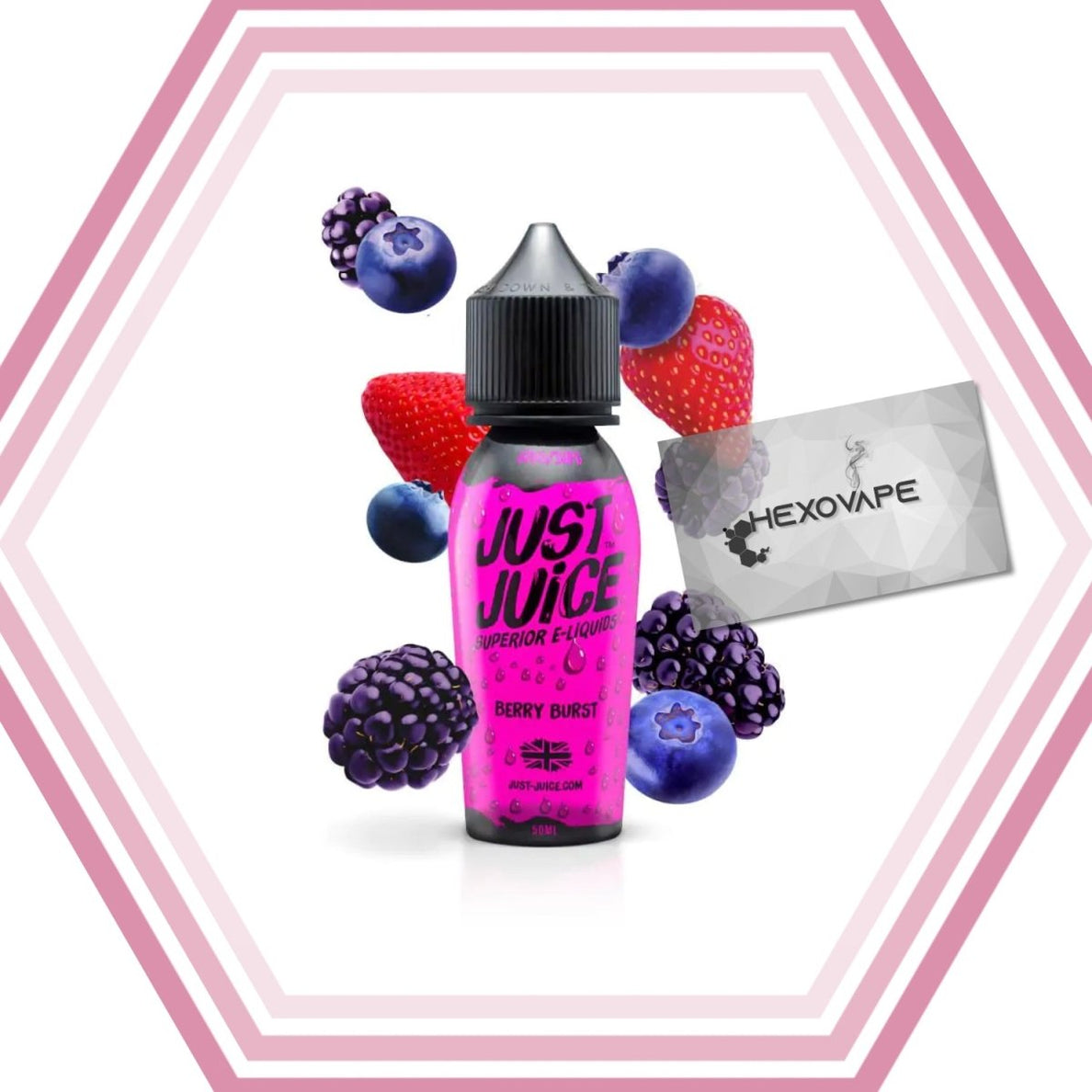 Baies bleues 50ml - Just Juice - Hexovape - E - liquide - Just Juice - 50ml