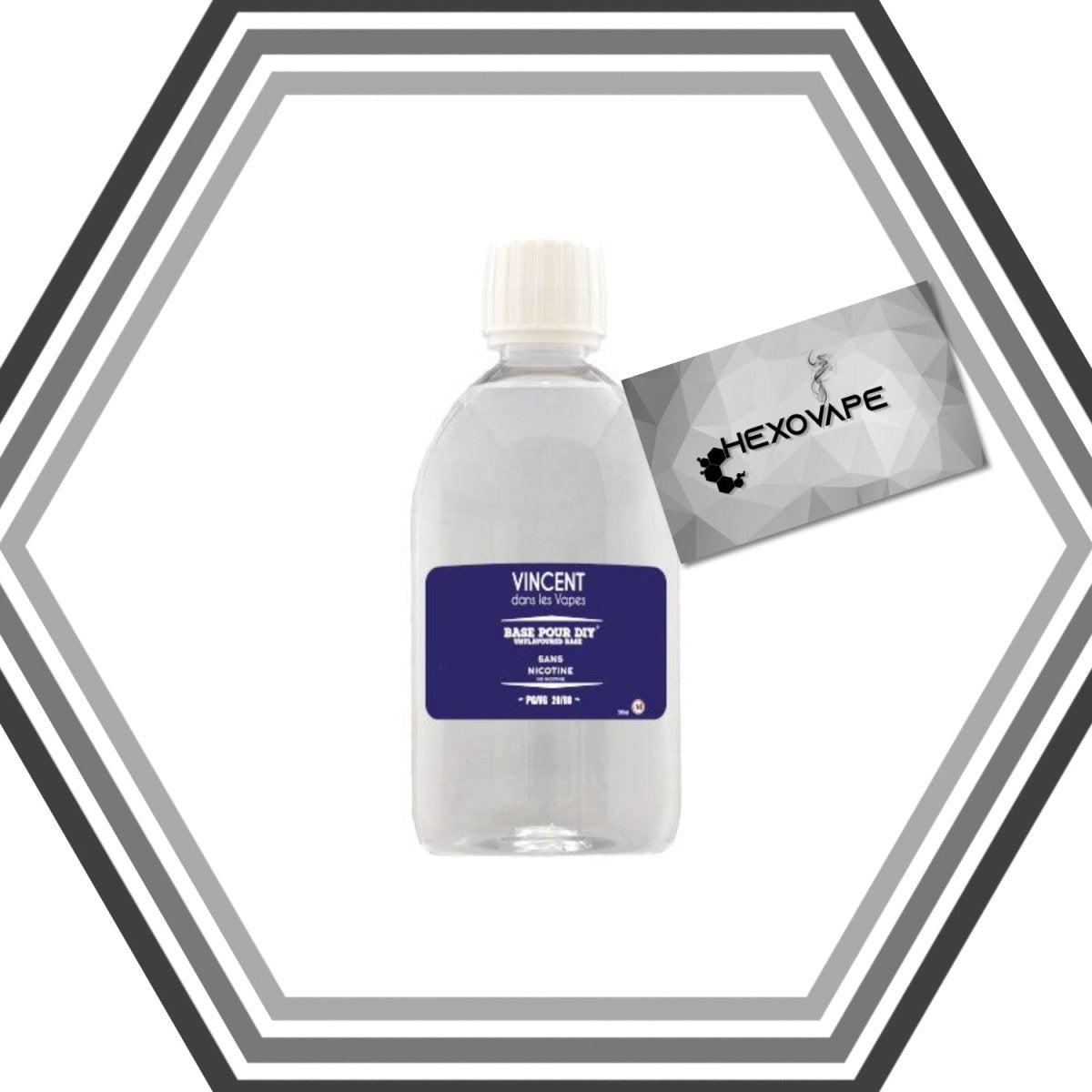 Base 500ml 00mg - VDLV - Hexovape  Hexovape.com